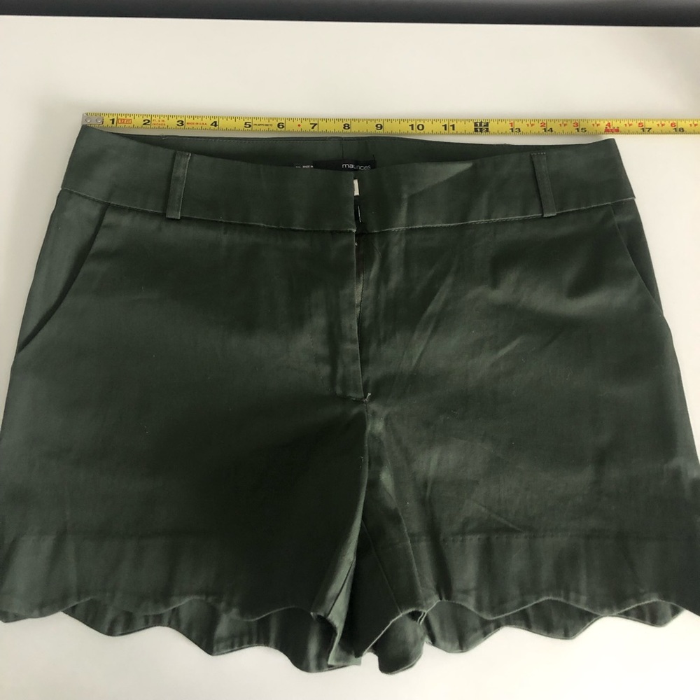 Maurices smart short in olive green.